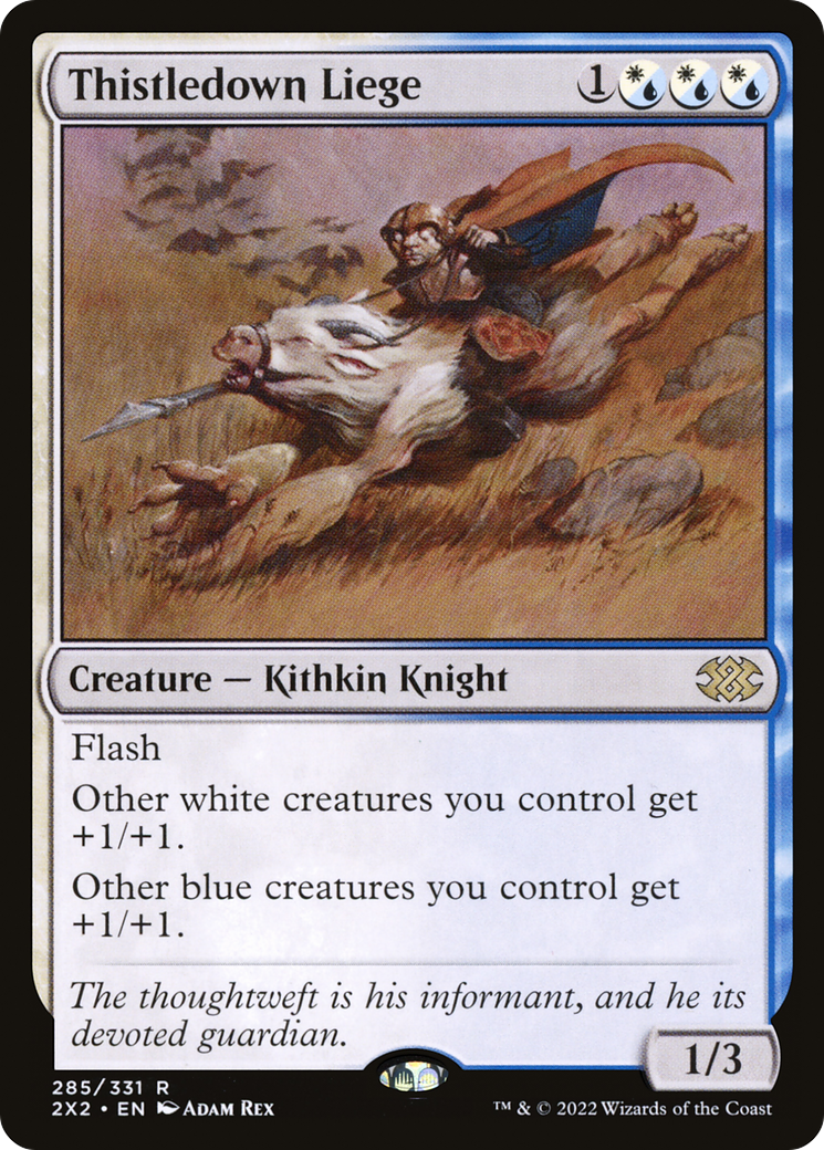 Thistledown Liege (2X2-285) [Double Masters 2022] Foil