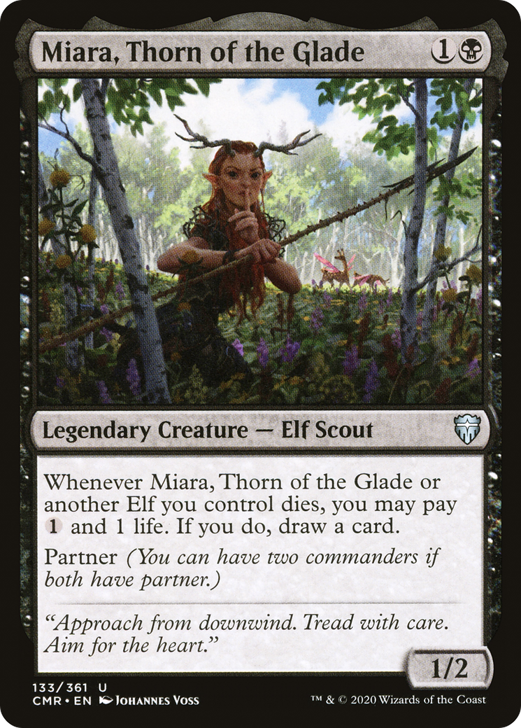 Miara, Thorn of the Glade (CMR-133) [Commander Legends]