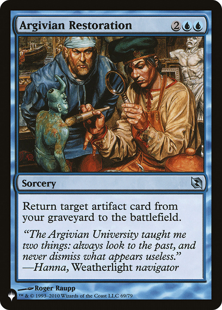 Argivian Restoration (LIST-DDF-69) [The List]