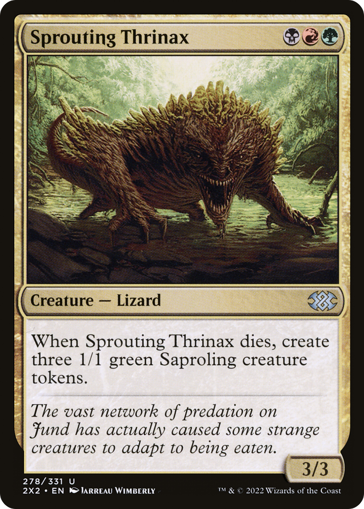 Sprouting Thrinax (2X2-278) [Double Masters 2022]
