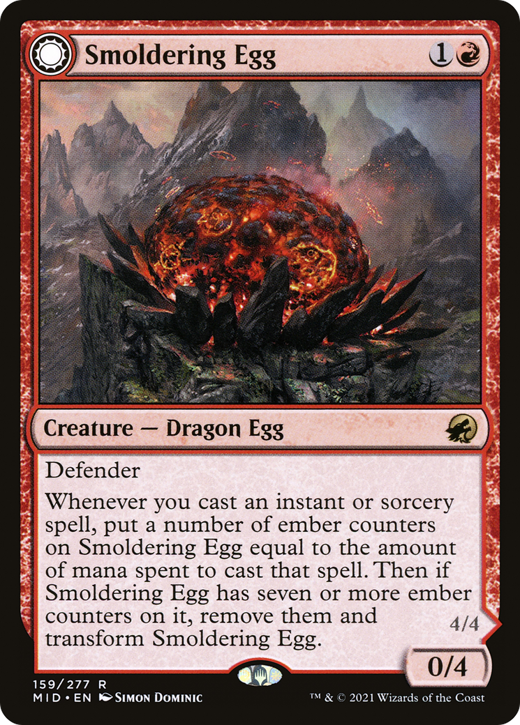 Smoldering Egg (MID-159) [Innistrad: Midnight Hunt]