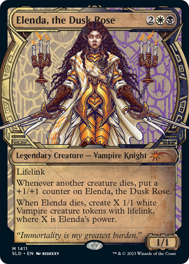 Elenda, the Dusk Rose (SLD-1411) [Secret Lair Drop]: (Showcase)