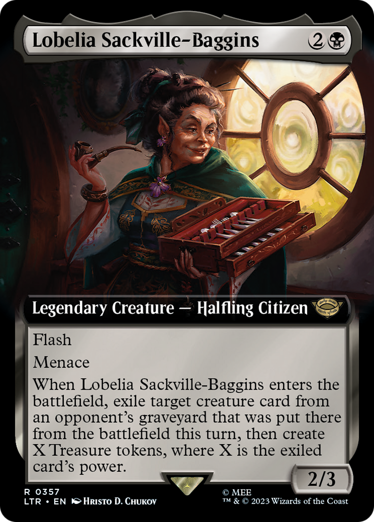 Lobelia Sackville-Baggins (LTR-357) [The Lord of the Rings: Tales of Middle-earth]: (Extended Art)