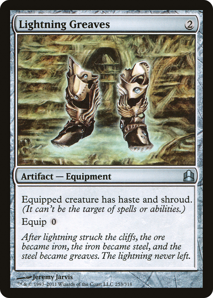 Lightning Greaves (CMD-253) [Commander 2011]