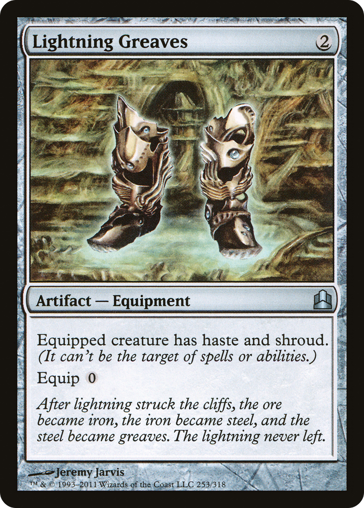 Lightning Greaves (CMD-253) [Commander 2011]