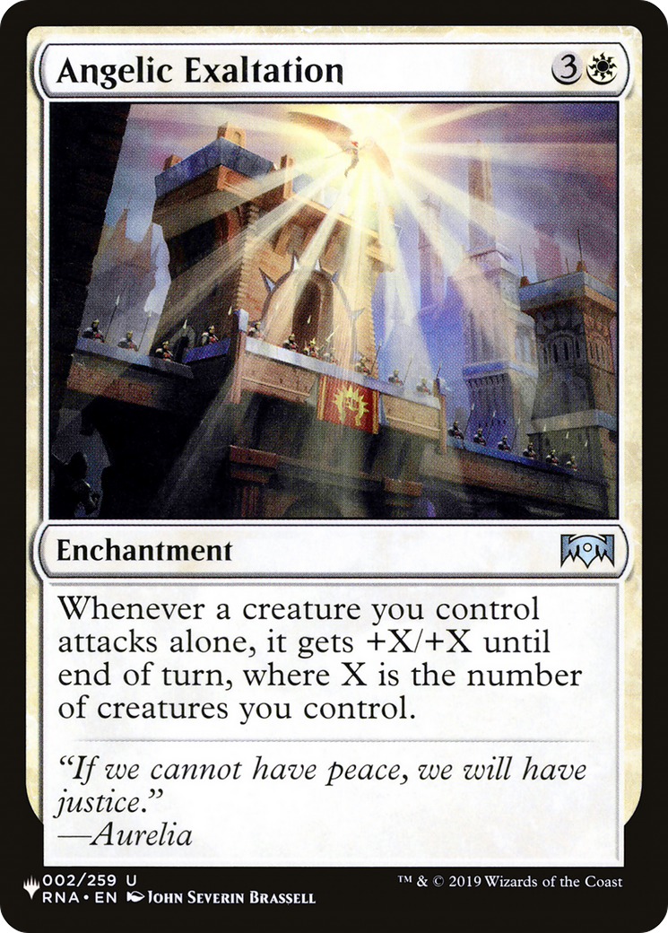 Angelic Exaltation (LIST-RNA-2) [The List]