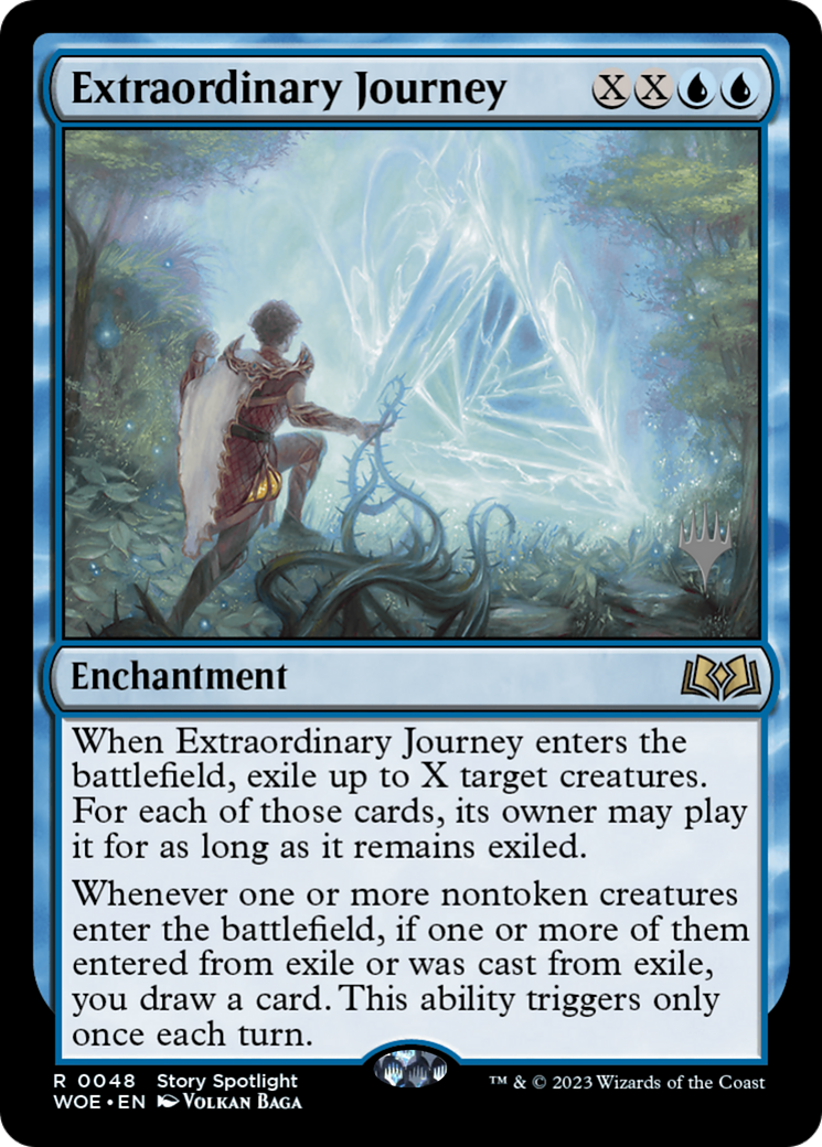Extraordinary Journey (PPWOE-48P) [Wilds of Eldraine Promos] Foil