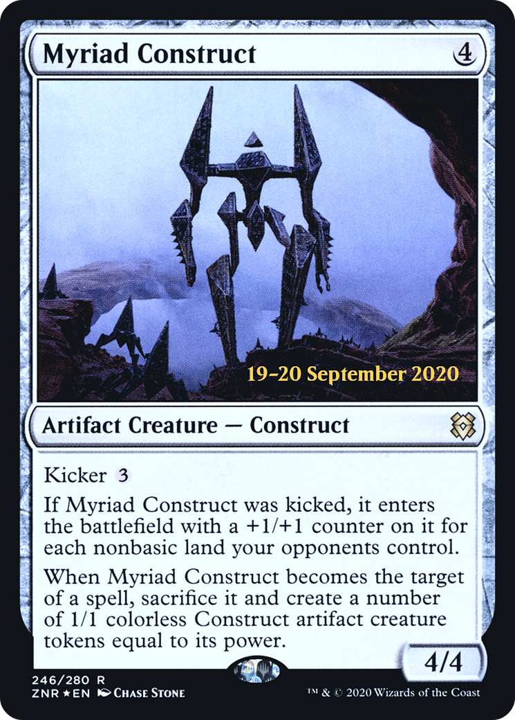 Myriad Construct (PRE-246S) [Zendikar Rising Promos] Foil