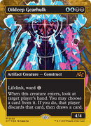 Oildeep Gearhulk (DFT-550) [Aetherdrift] (Borderless) Foil