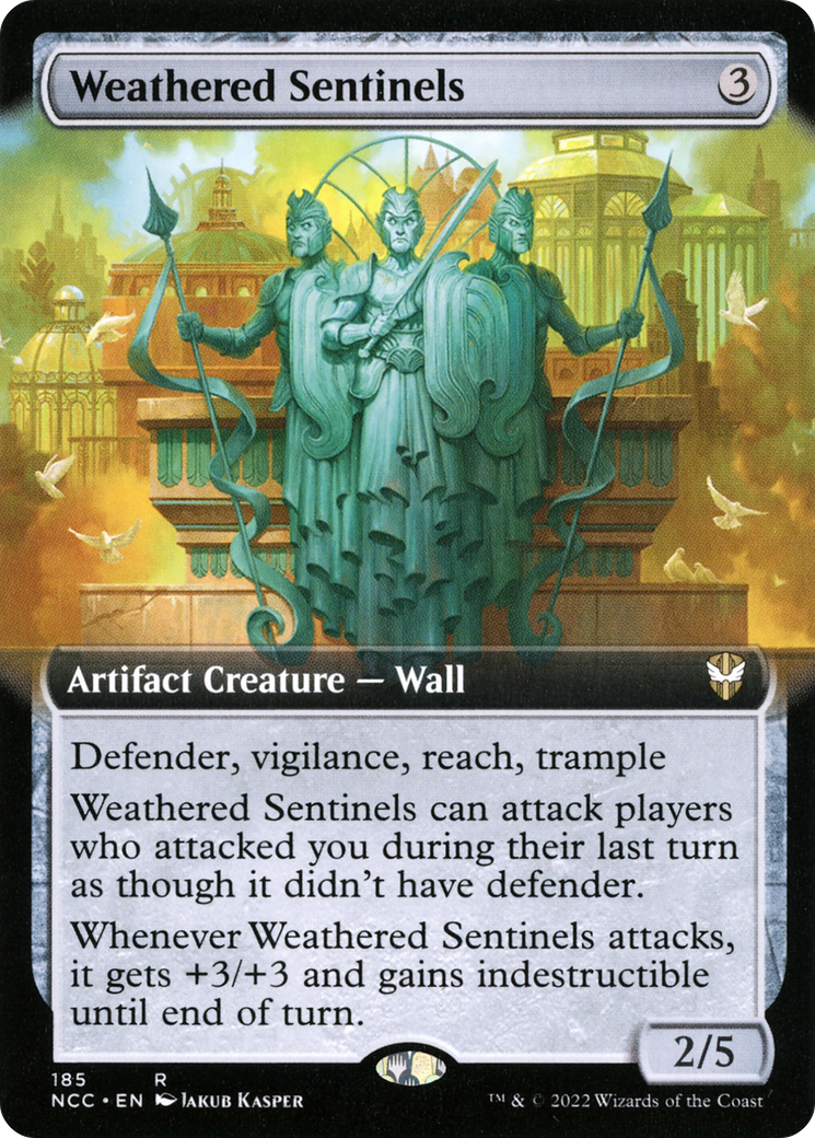 Weathered Sentinels (NCC-185) [New Capenna Commander]: (Extended Art)