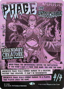 Phage the Untouchable (SLD-1195) [Secret Lair Drop] (Borderless) Foil