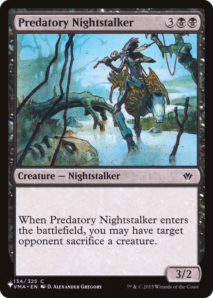 Predatory Nightstalker (LIST-VMA-134) [The List]