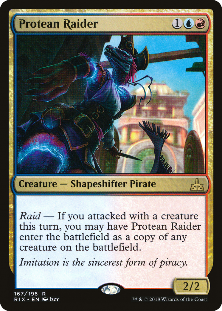 Protean Raider (RIX-167) [Rivals of Ixalan] Foil