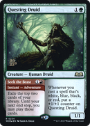 Questing Druid // Seek the Beast (PRE-234S) [Wilds of Eldraine Promos] Foil