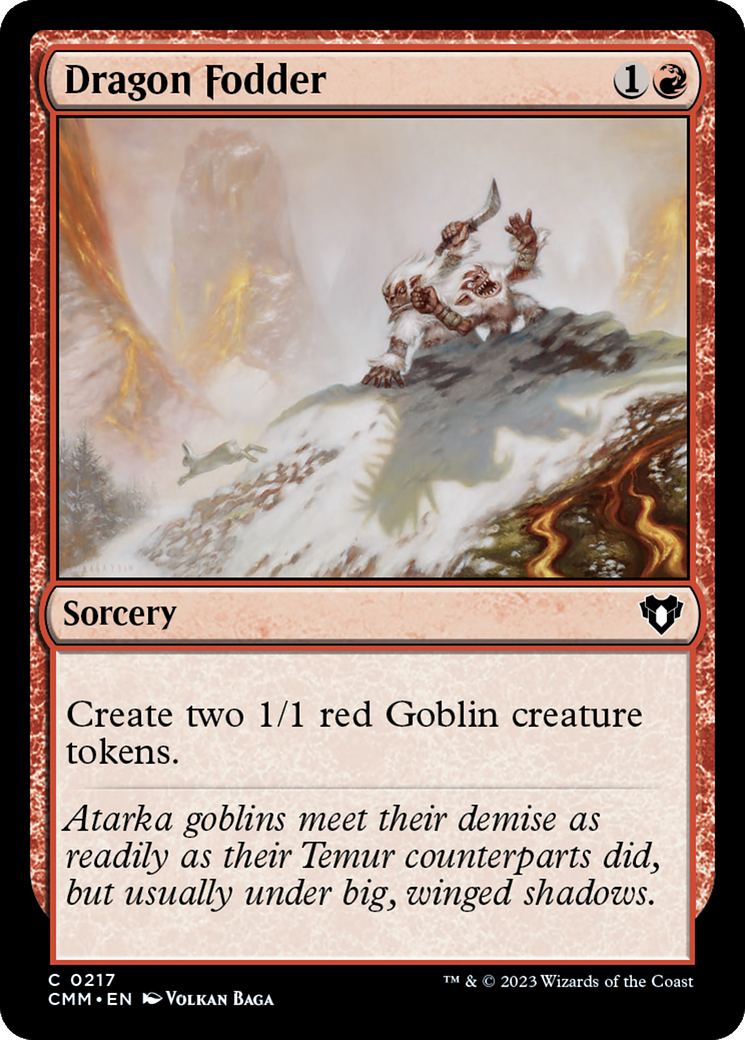 Dragon Fodder (CMM-217) [Commander Masters]