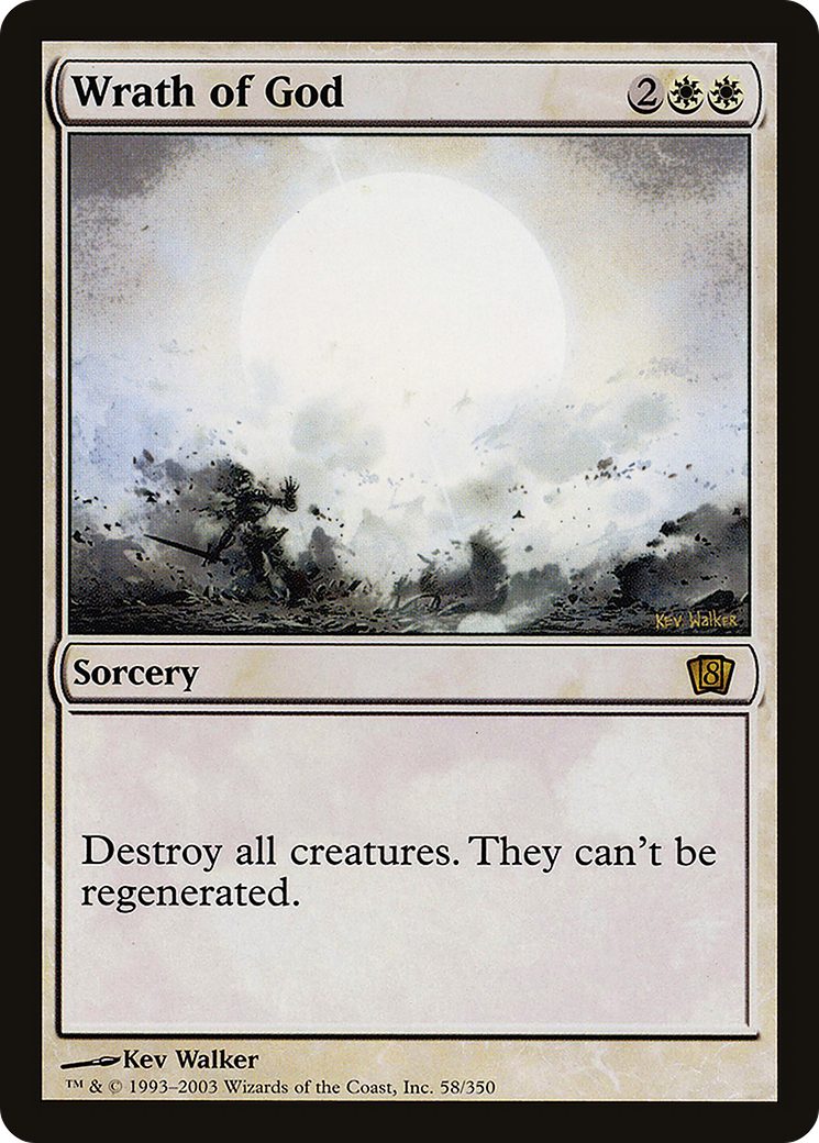 Wrath of God [Eighth Edition] Foil