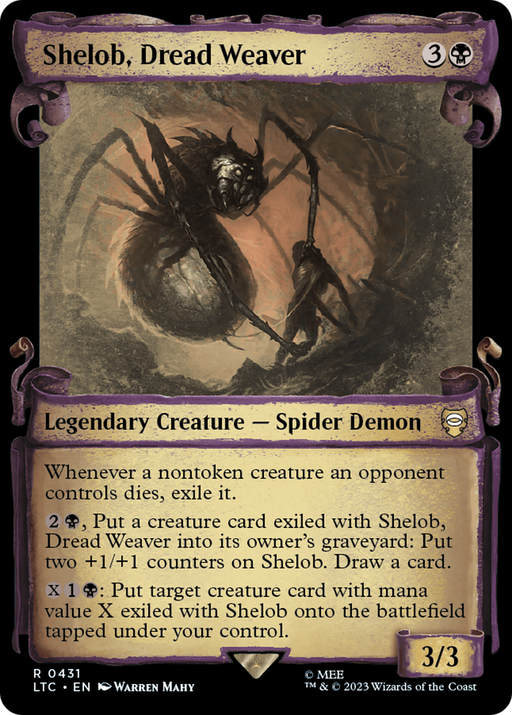 Shelob, Dread Weaver (LTC-431) [Tales of Middle-earth Commander]: (Showcase)