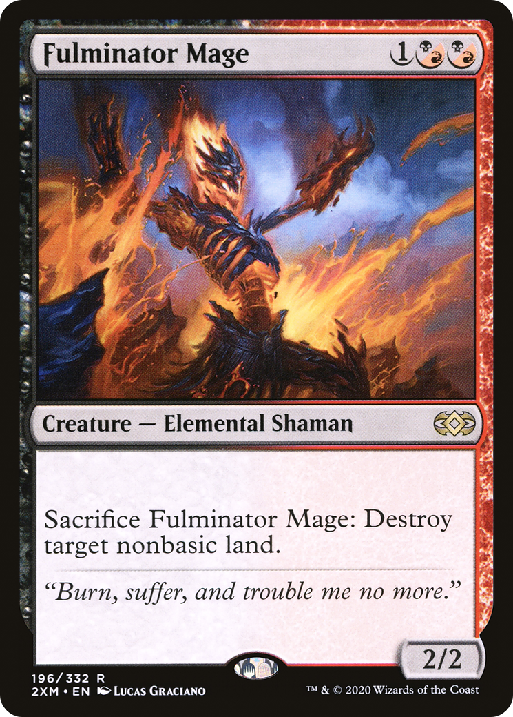 Fulminator Mage (2XM-196) [Double Masters] Foil