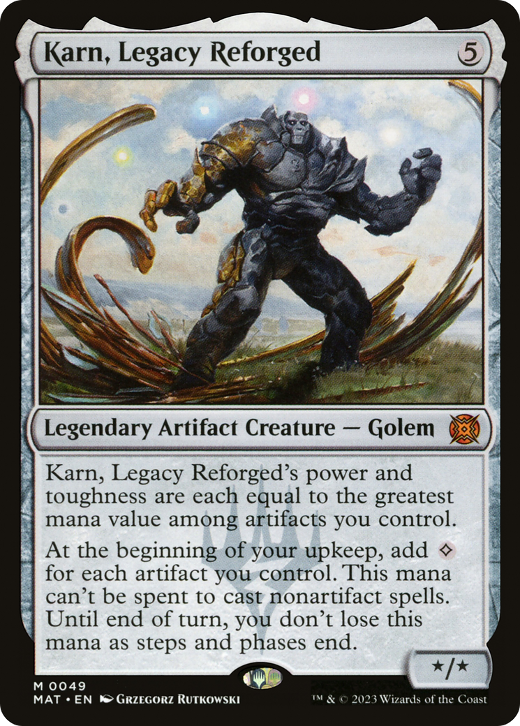 Karn, Legacy Reforged (MAT-049) [March of the Machine: The Aftermath] Foil
