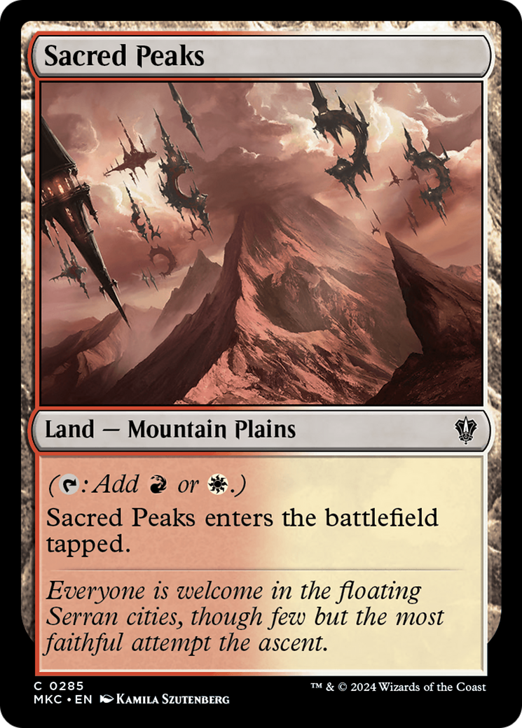 Sacred Peaks (MKC-285) [Murders at Karlov Manor Commander]