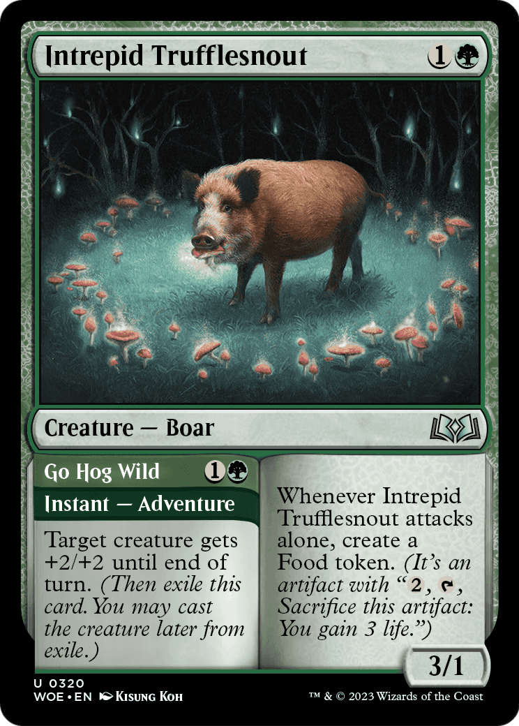 Intrepid Trufflesnout (WOE-320) [Wilds of Eldraine]