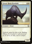 Great-Horn Krushok (LIST-FRF-13) [The List]