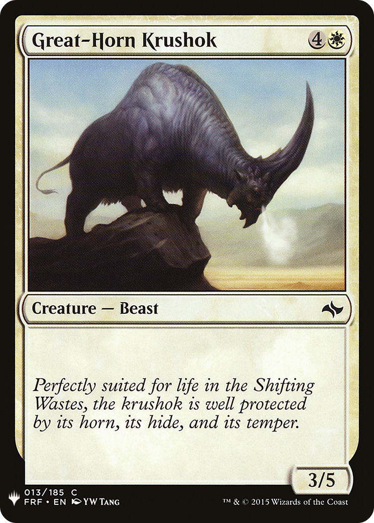Great-Horn Krushok (LIST-FRF-13) [The List]