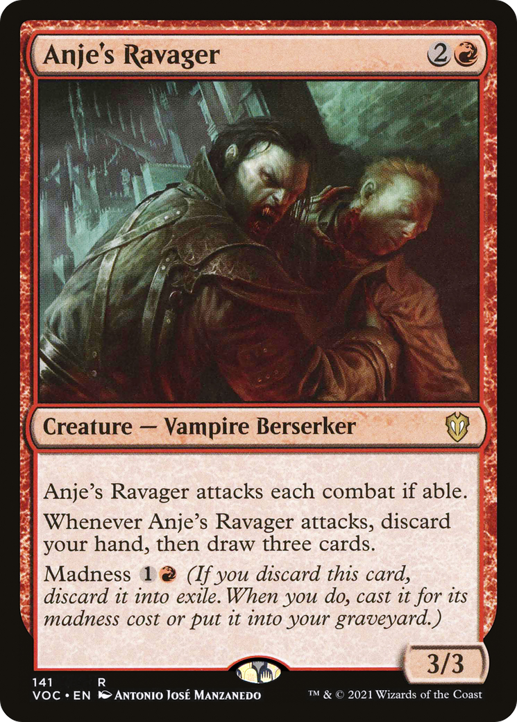 Anje's Ravager (VOC-141) [Crimson Vow Commander]