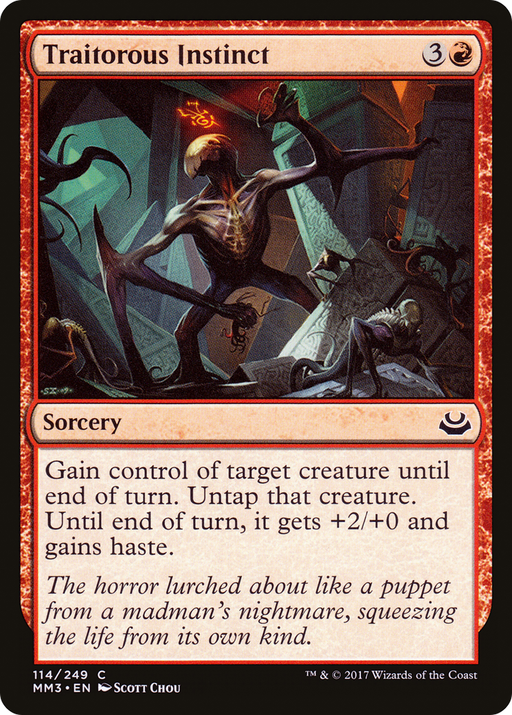 Traitorous Instinct (MM3-114) [Modern Masters 2017]