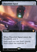 Threefold Signal (Extended Art) (NCC-111) [New Capenna Commander]