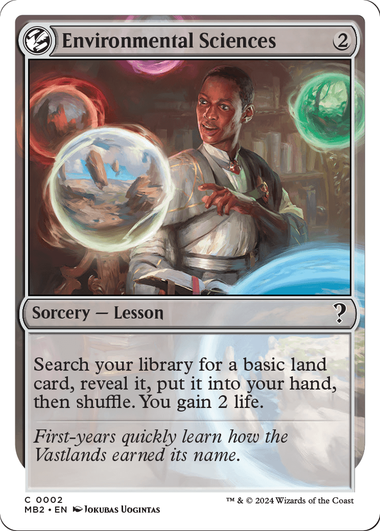 Environmental Sciences (White Border) (MB2-002) [Mystery Booster 2]