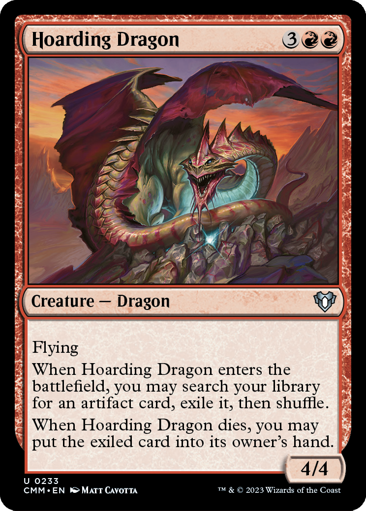 Hoarding Dragon (CMM-233) [Commander Masters]