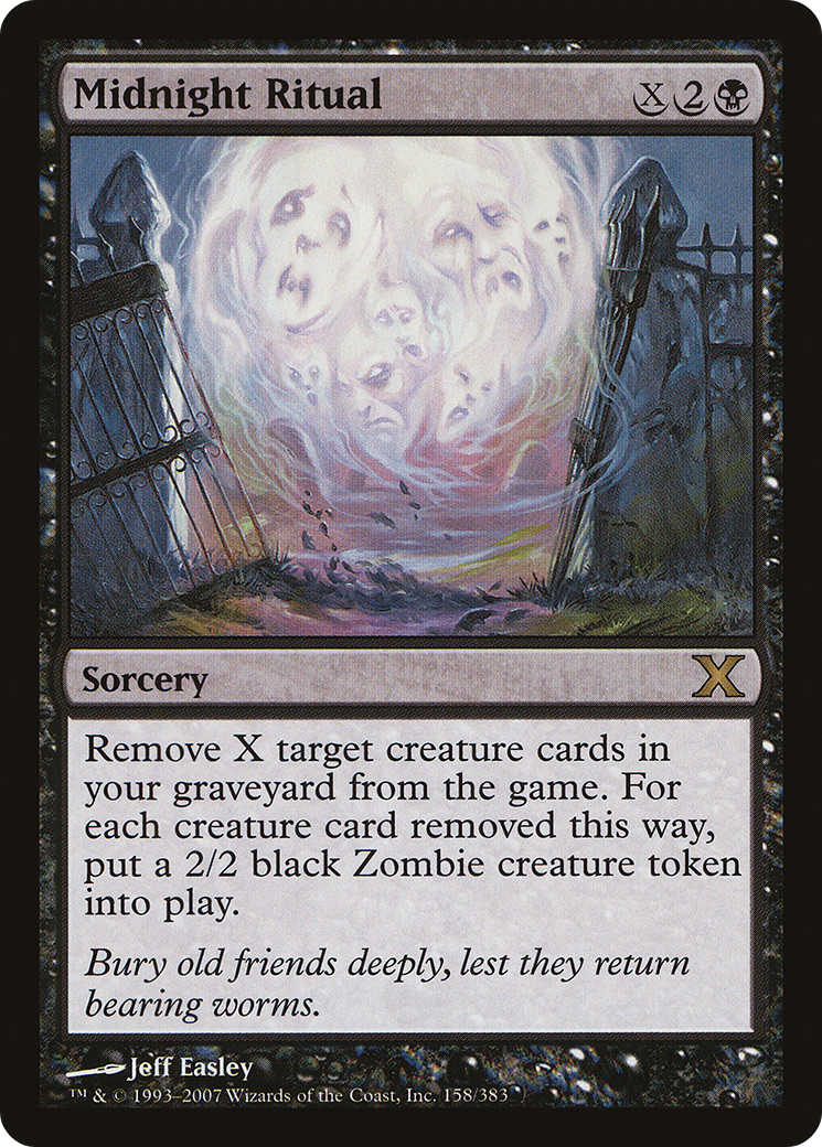 Midnight Ritual (10E-158) [Tenth Edition] Foil