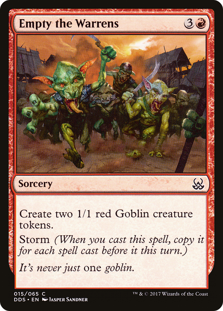 Empty the Warrens (DDS-015) [Duel Decks: Mind vs. Might]