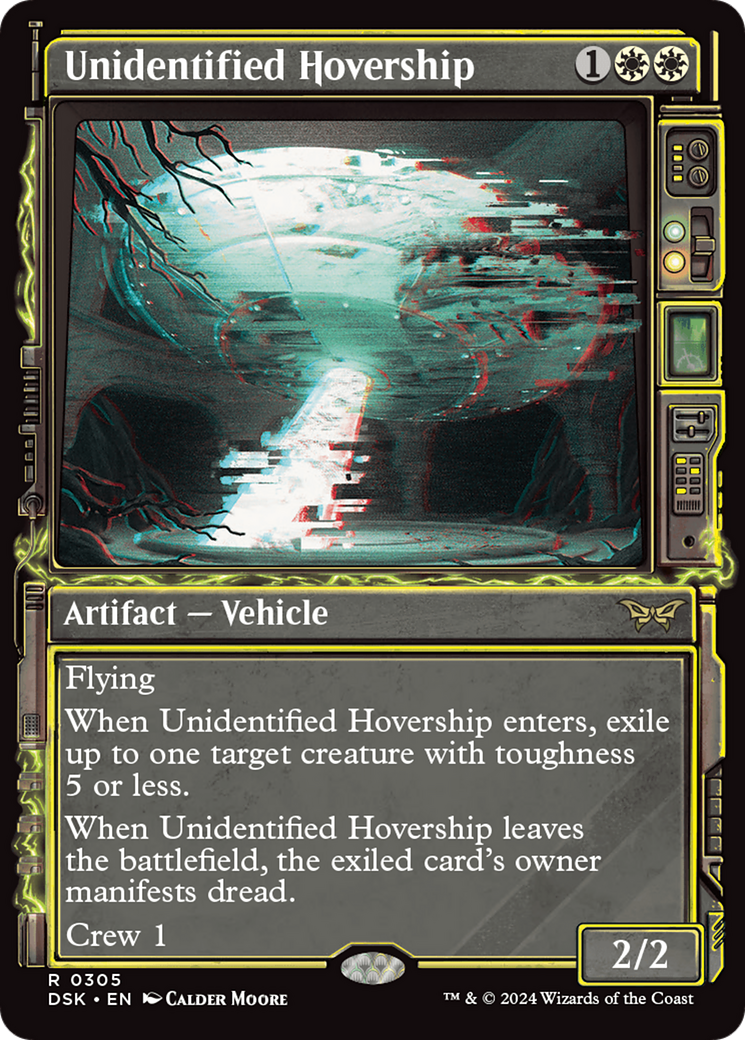Unidentified Hovership (DSK-305) [Duskmourn: House of Horror]: (Showcase)