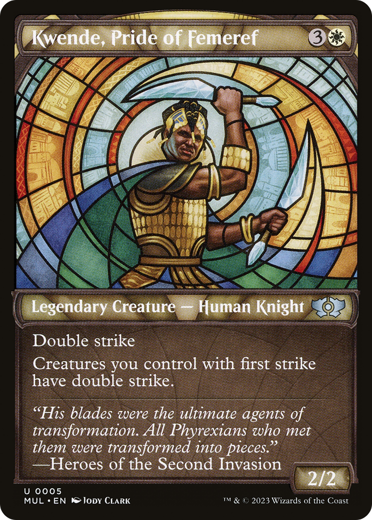 Kwende, Pride of Femeref (MUL-005) (Showcase) [Multiverse Legends]