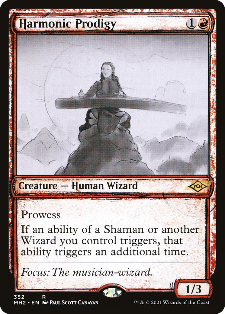 Harmonic Prodigy (Showcase) (MH2-352) [Modern Horizons 2]