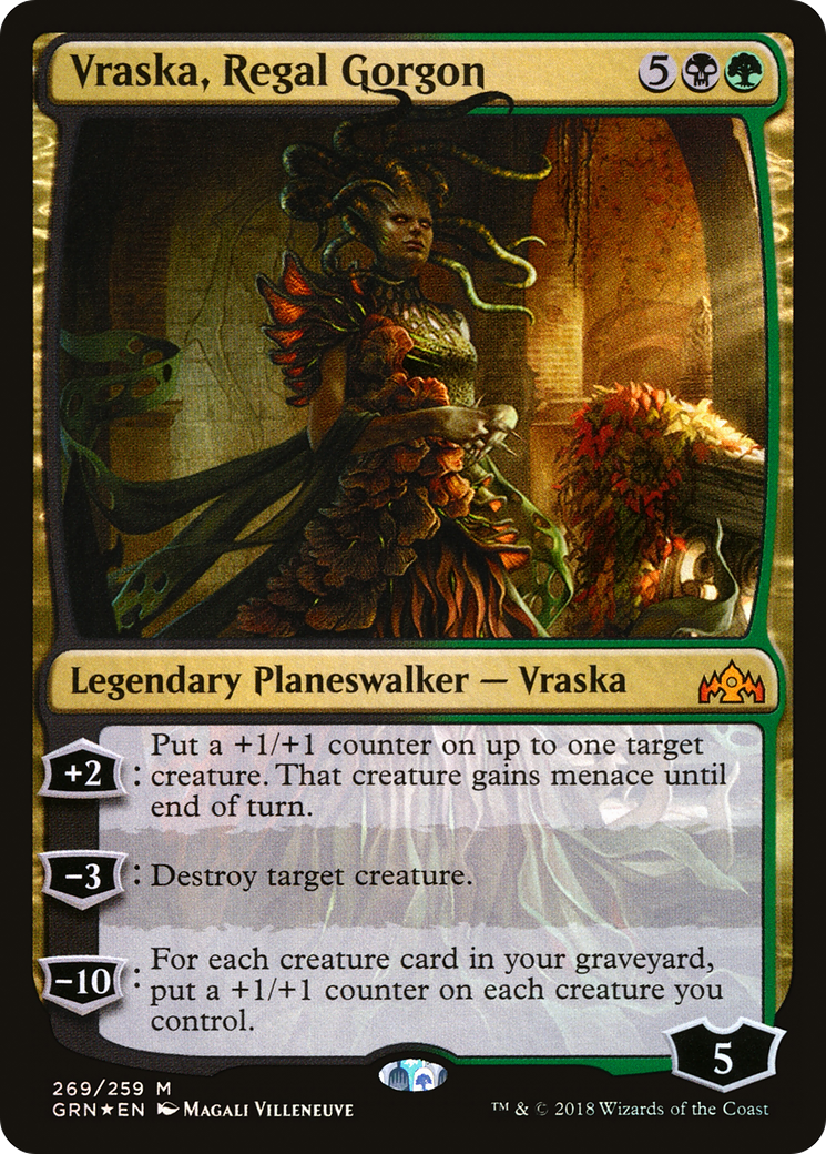 Vraska, Regal Gorgon (GRN-269) [Guilds of Ravnica] Foil