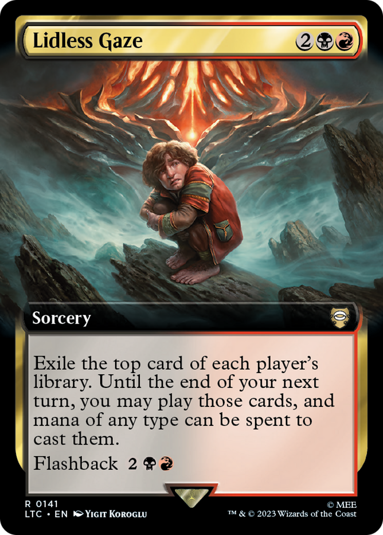 Lidless Gaze (Extended Art) (LTC-141) [Tales of Middle-earth Commander]
