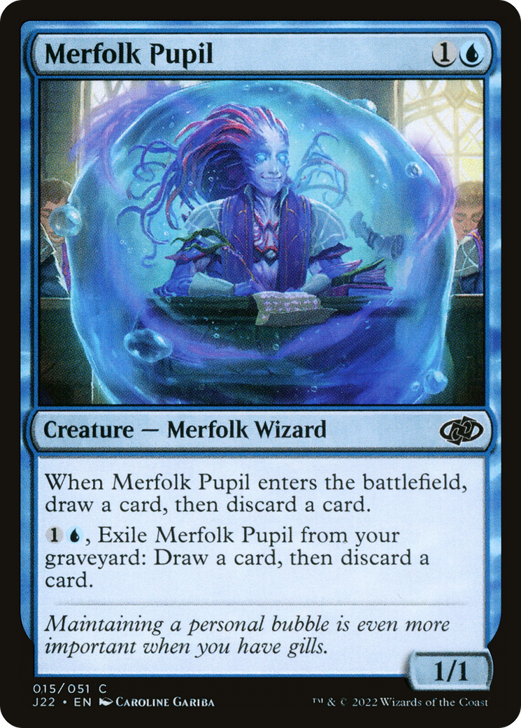 Merfolk Pupil (J22-015) [Jumpstart 2022]