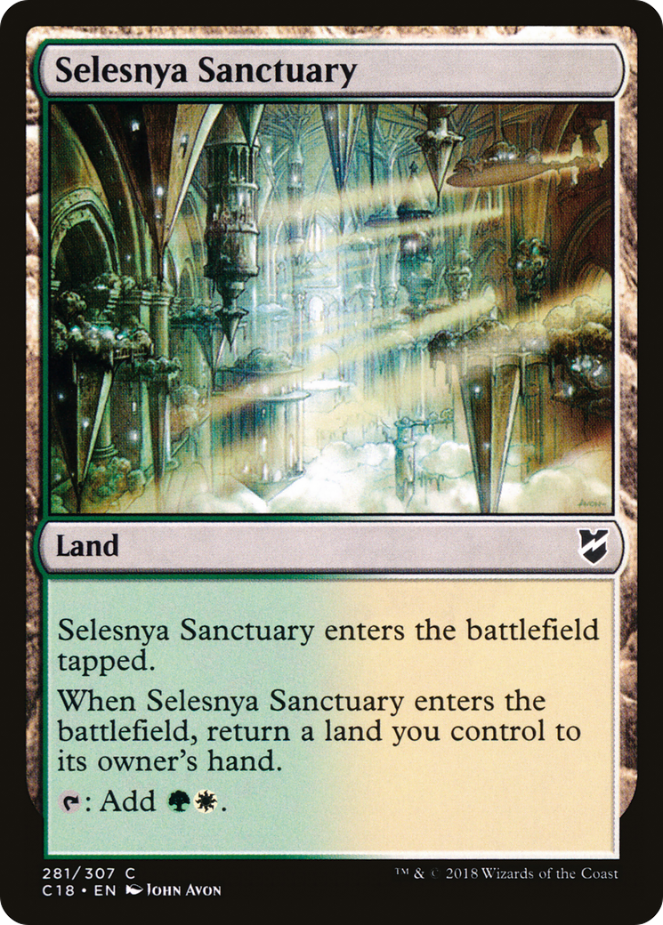 Selesnya Sanctuary (C18-281) [Commander 2018]