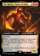 The Balrog, Flame of Udûn (LTR-395) [The Lord of the Rings: Tales of Middle-earth]: (Extended Art) Foil