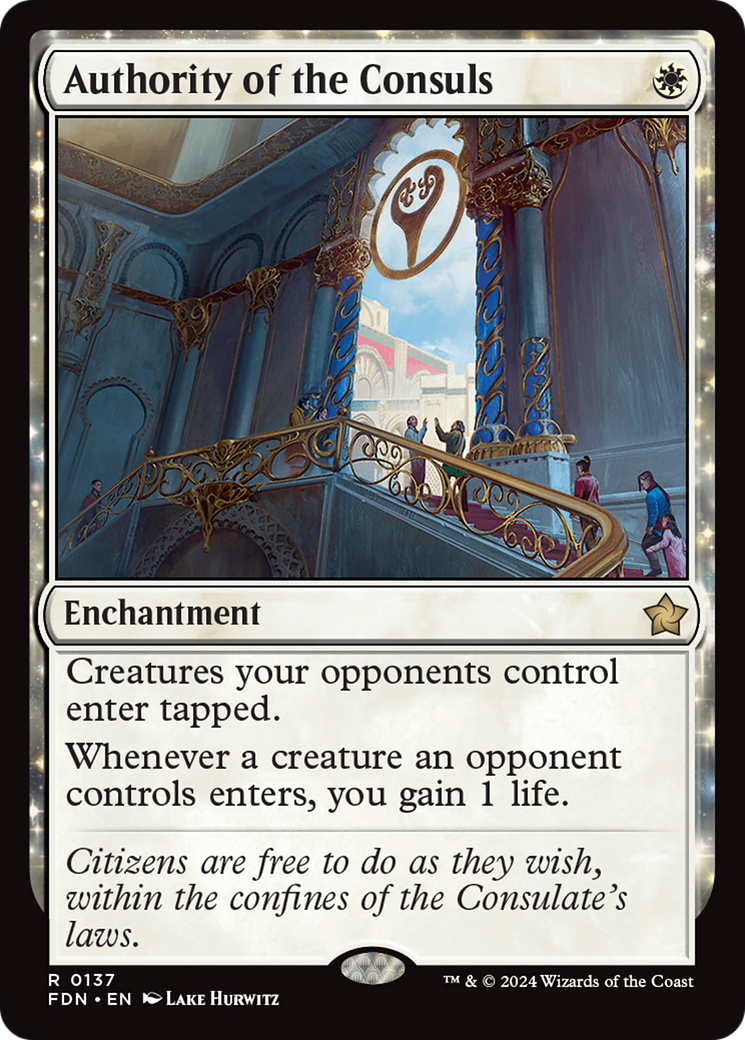 Authority of the Consuls (FDN-137) [Foundations] Foil