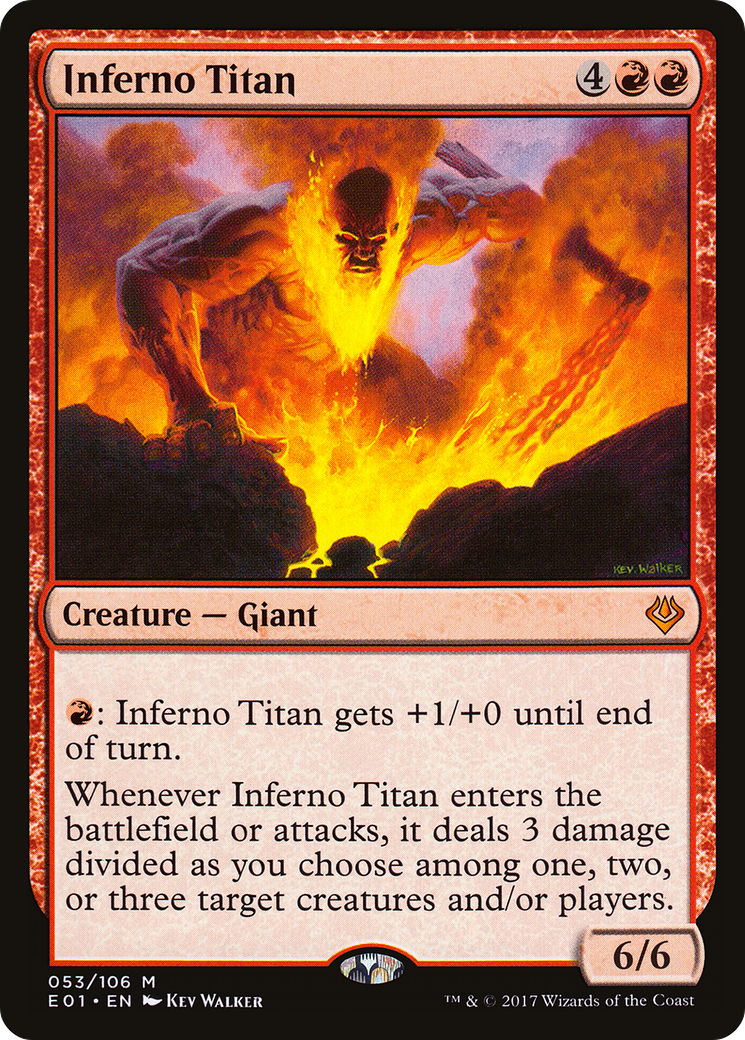 Inferno Titan (AC2-053) [Archenemy: Nicol Bolas]