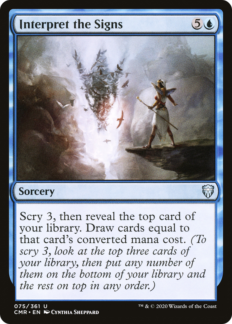 Interpret the Signs (CMR-075) [Commander Legends]
