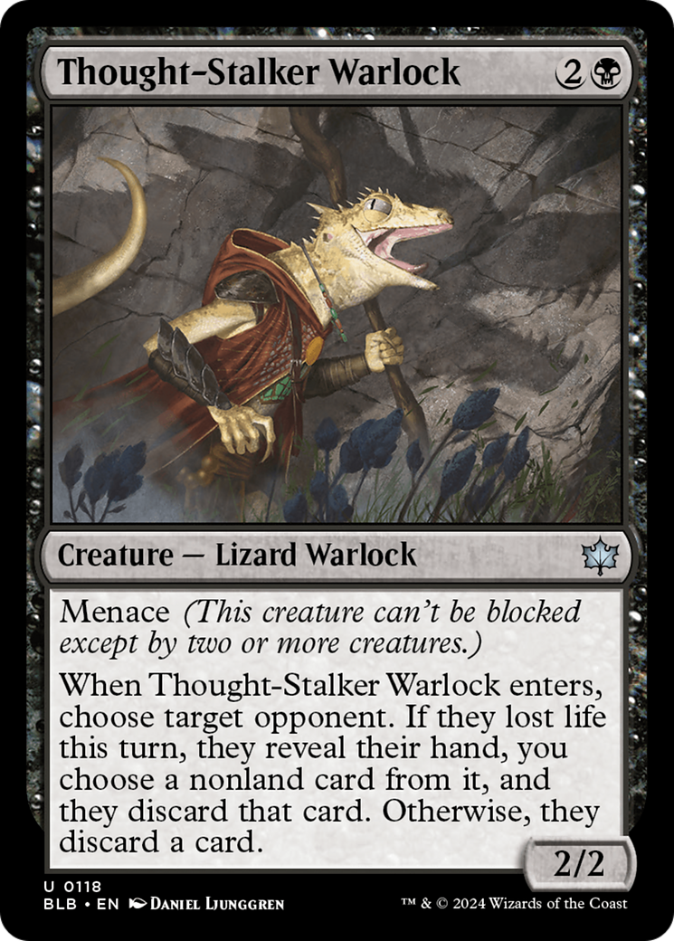 Thought-Stalker Warlock (BLB-118) [Bloomburrow]