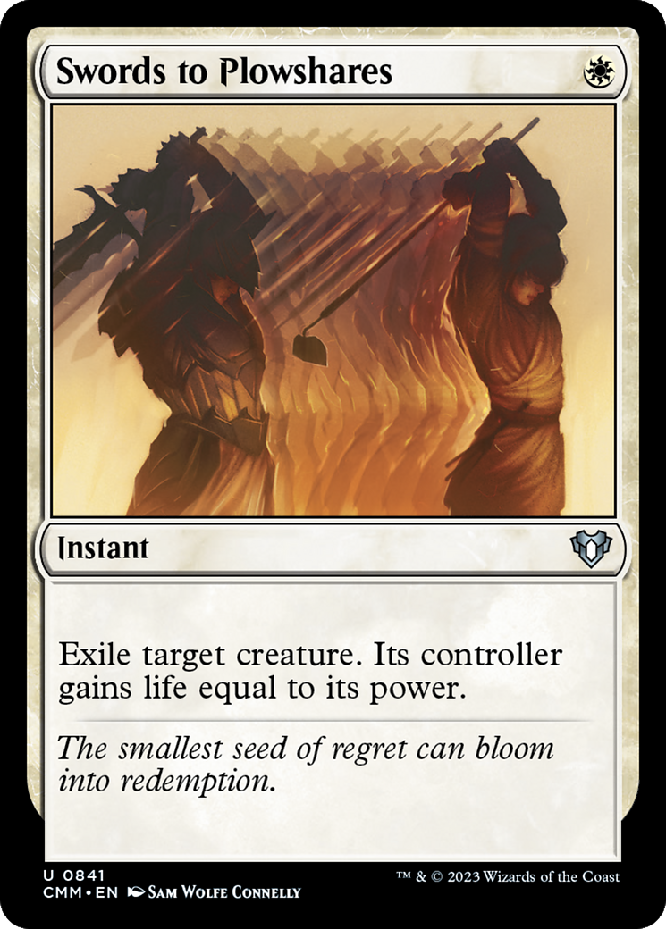 Swords to Plowshares (CMM-841) [Commander Masters]