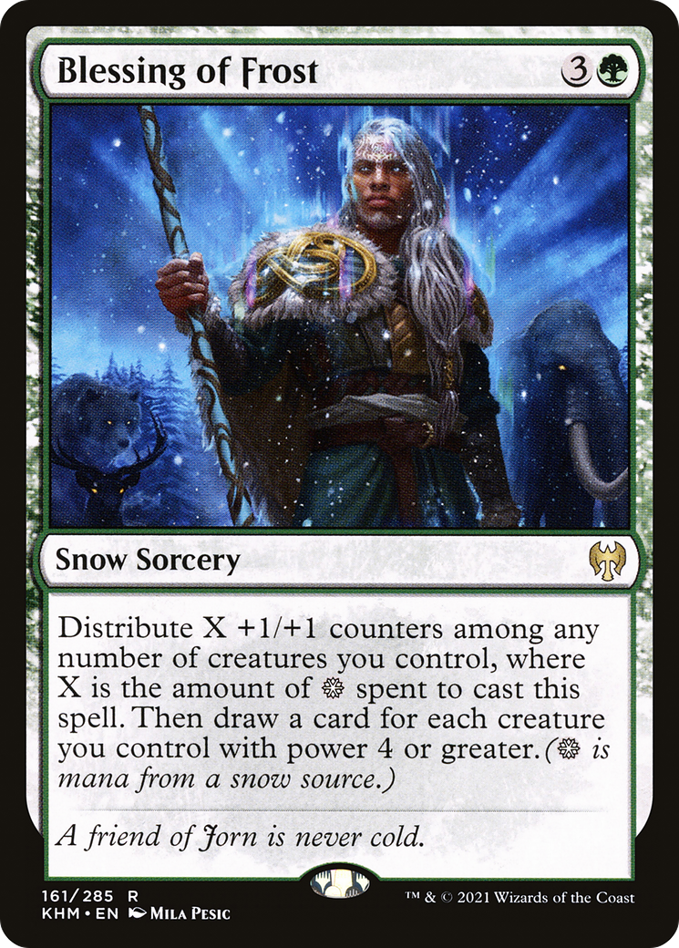 Blessing of Frost (KHM-161) [Kaldheim]: (snow) Foil