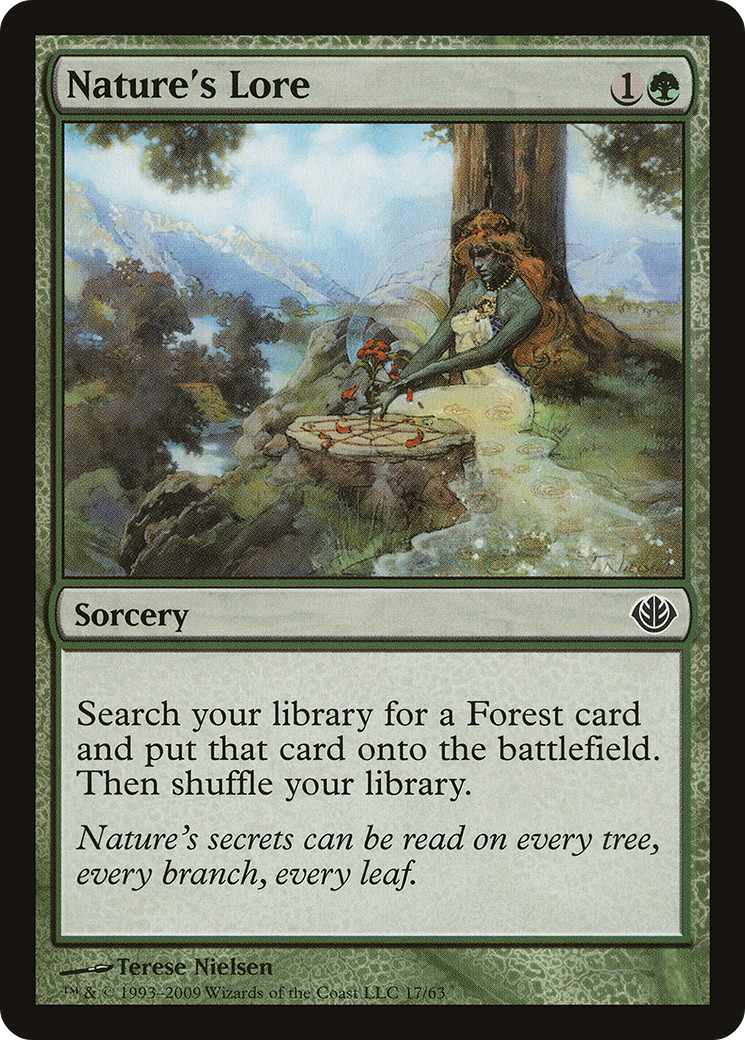 Nature's Lore (DDD-017) [Duel Decks: Garruk vs. Liliana]
