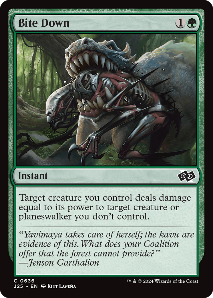 Bite Down (J25-636) [Foundations Jumpstart]